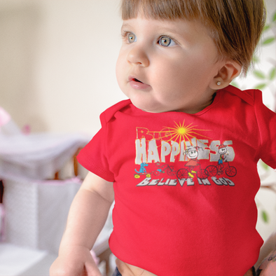 Infants Happiness Biking Bodysuit