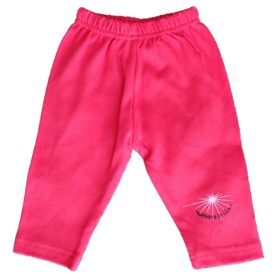 Classic Red Baby Pants (Size 3–6M)